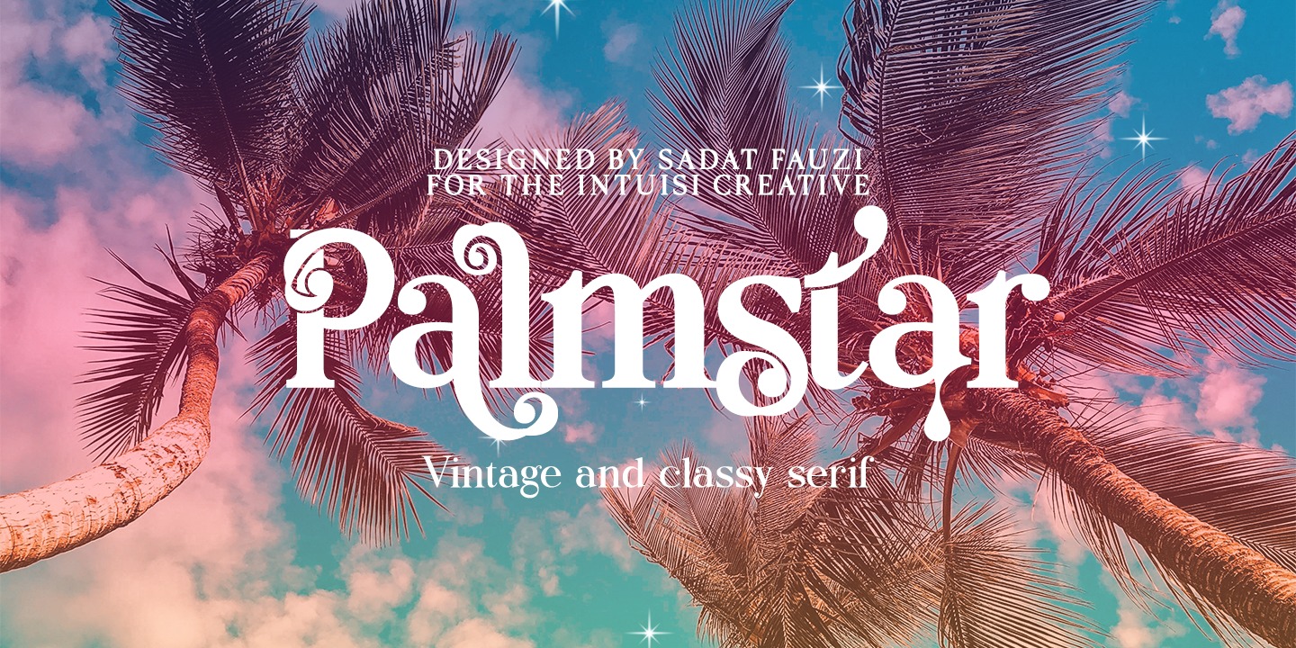 Шрифт Palmstar